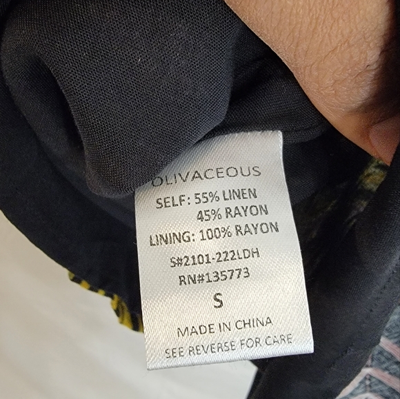 Olivaceous Black Tropical Cutout Front Mini Dress - Picture 7 of 7